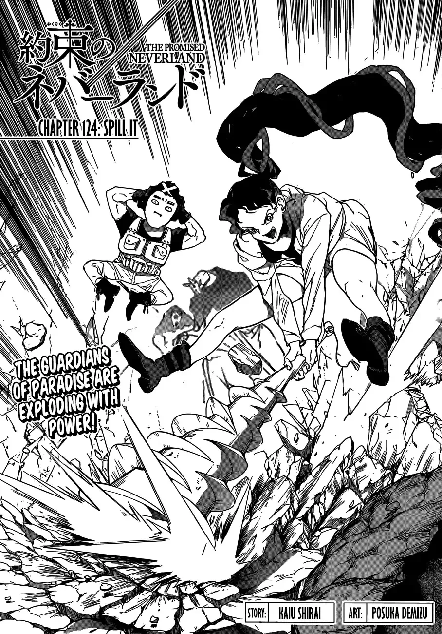 Read Yakusoku no Neverland Chapter 124 - Spill It Online