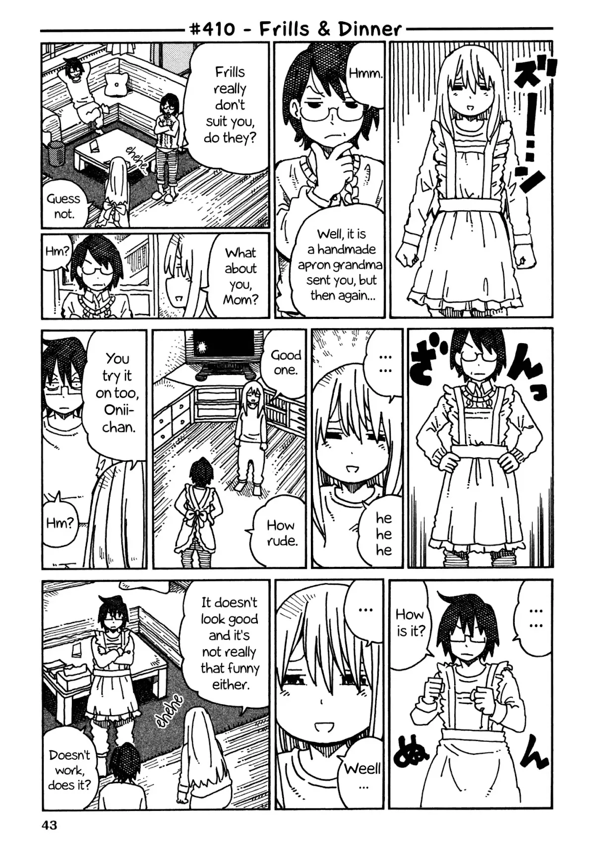 Read Hatarakanai Futari (The Jobless Siblings) Chapter 410 - Frills & Dinner Online