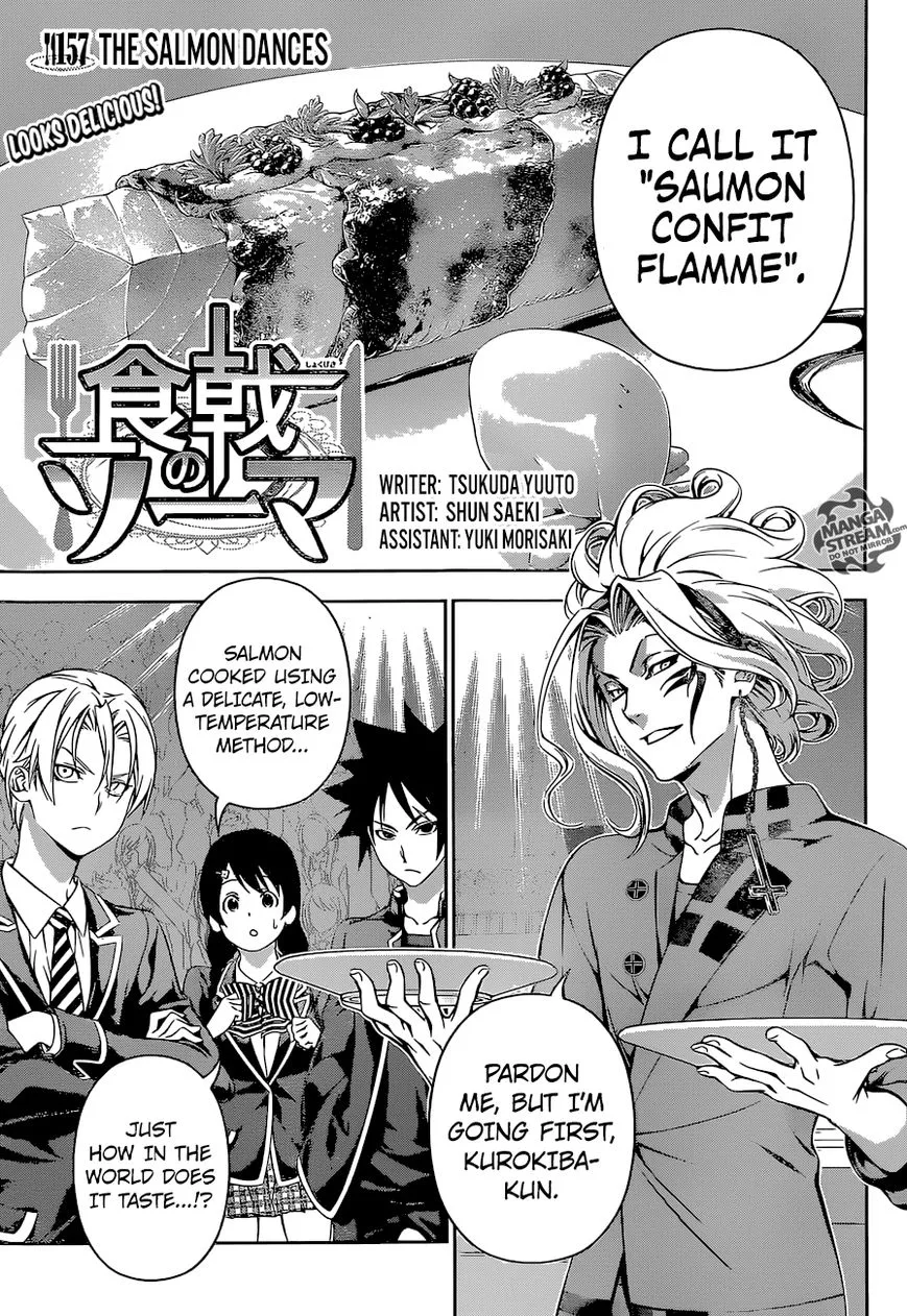 Read Shokugeki no Soma Chapter 157 - The Salmon Dances Online