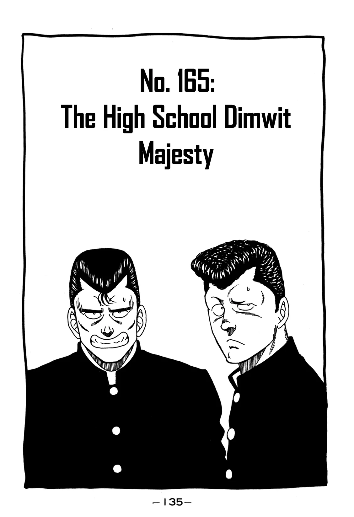 Read Be-Bop-Highschool Chapter 165 - The High School Dimwit Majesty Online