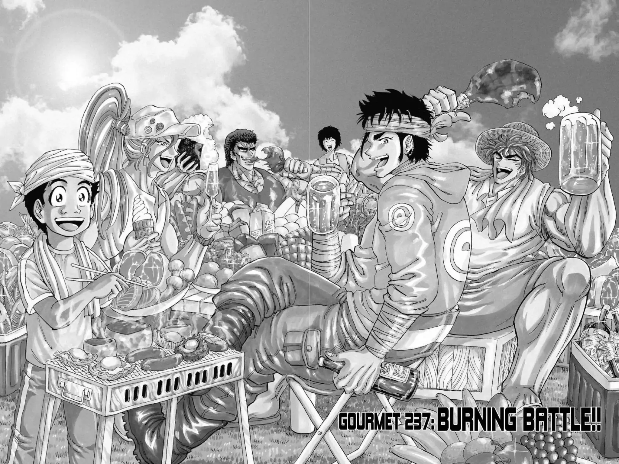 Read Toriko Chapter 237 - Vol.27 Gourmet 237: Burning Battle!! Online