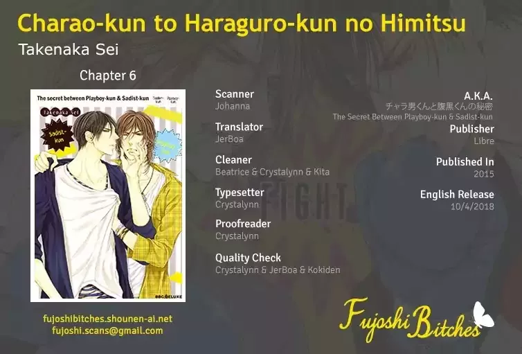 Read Charao-kun to Haraguro-kun no Himitsu Chapter 6 - [End] Online