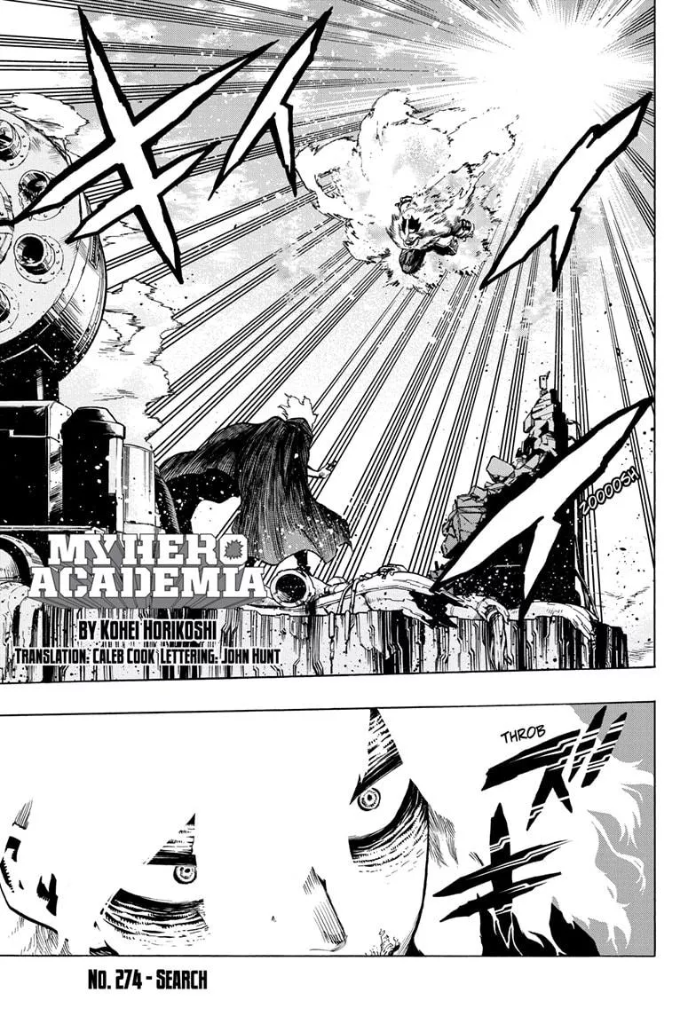 Read Boku no Hero Academia Chapter 274 Online