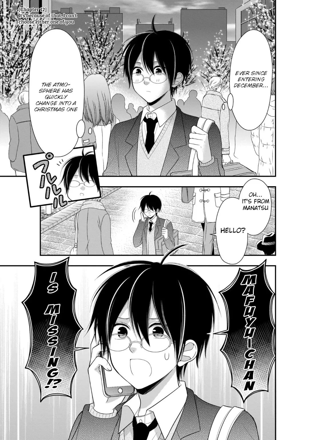Read Futago, Futagokoro. Chapter 12 - It's because of that, I can't choose either one of you Online