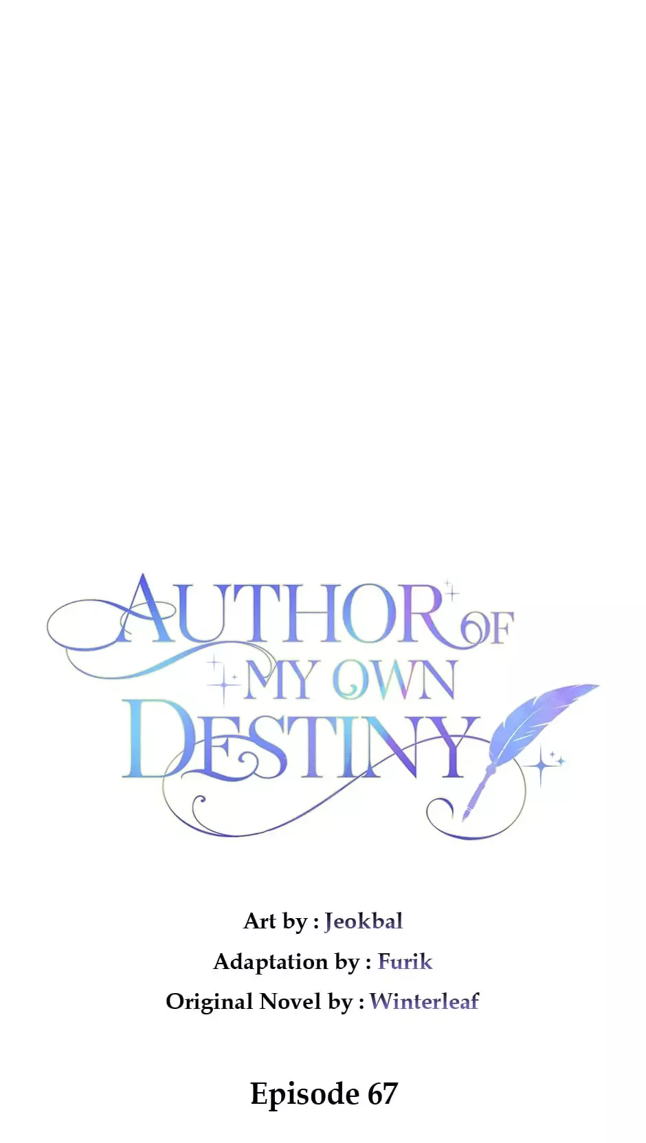 Read Author of My Own Destiny Chapter 67 Online