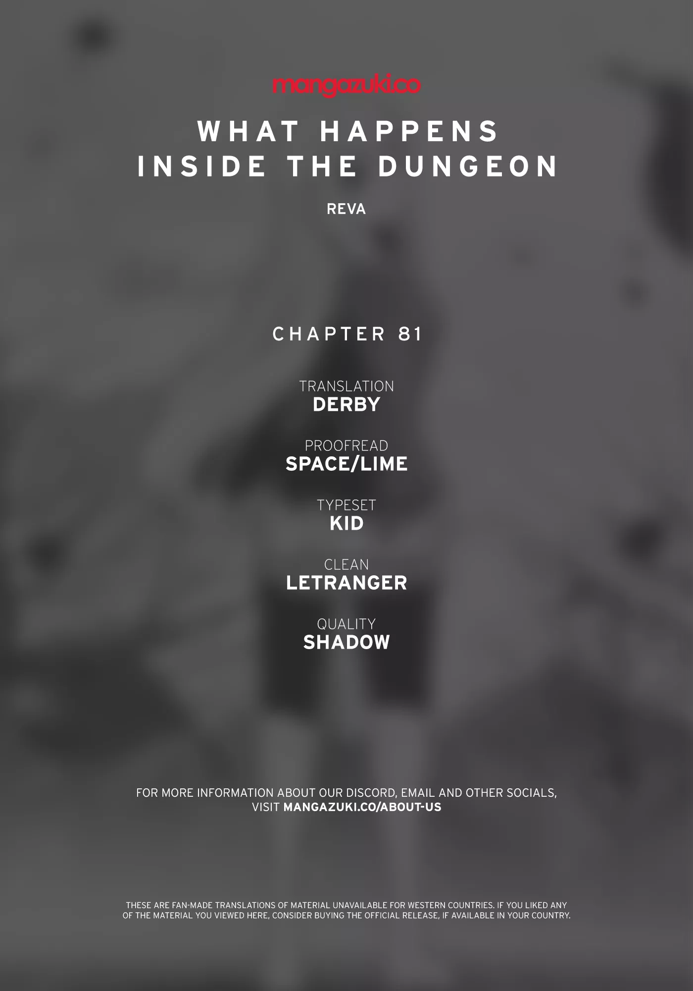 Read What Happens Inside the Dungeon Chapter 81 Online