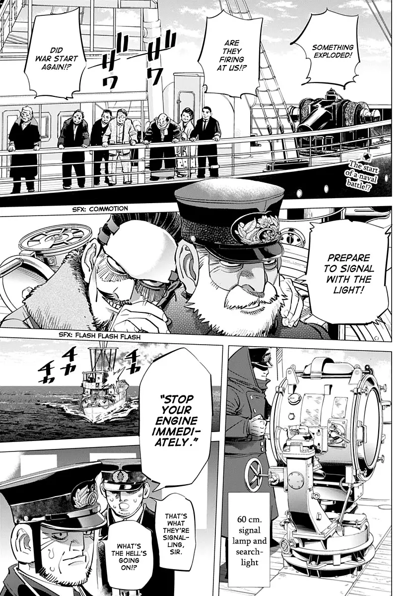 Read Golden Kamuy Chapter 214 - Ikazuchi-Class Destroyer vs. Karafuto Ferry Online