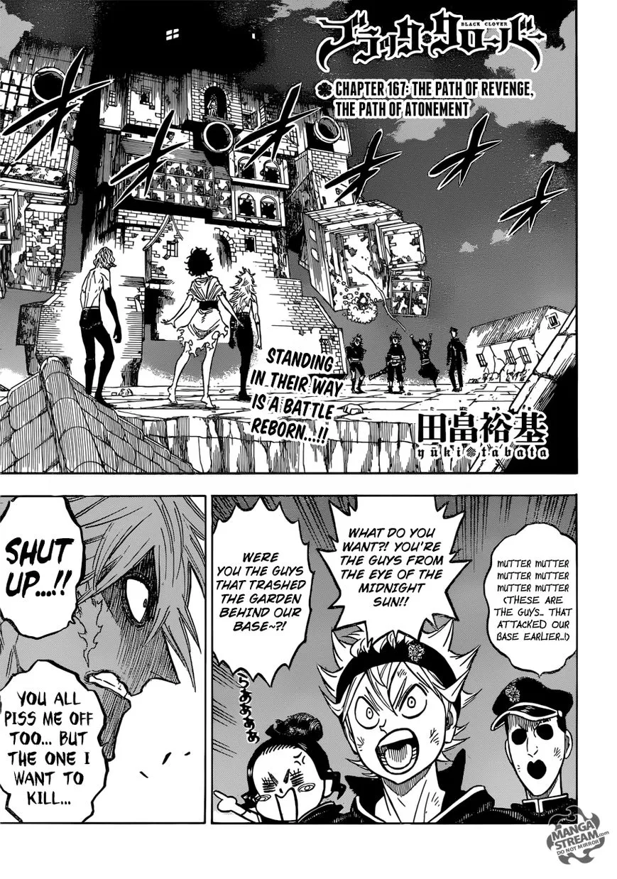 Read Black Clover Chapter 167 Online