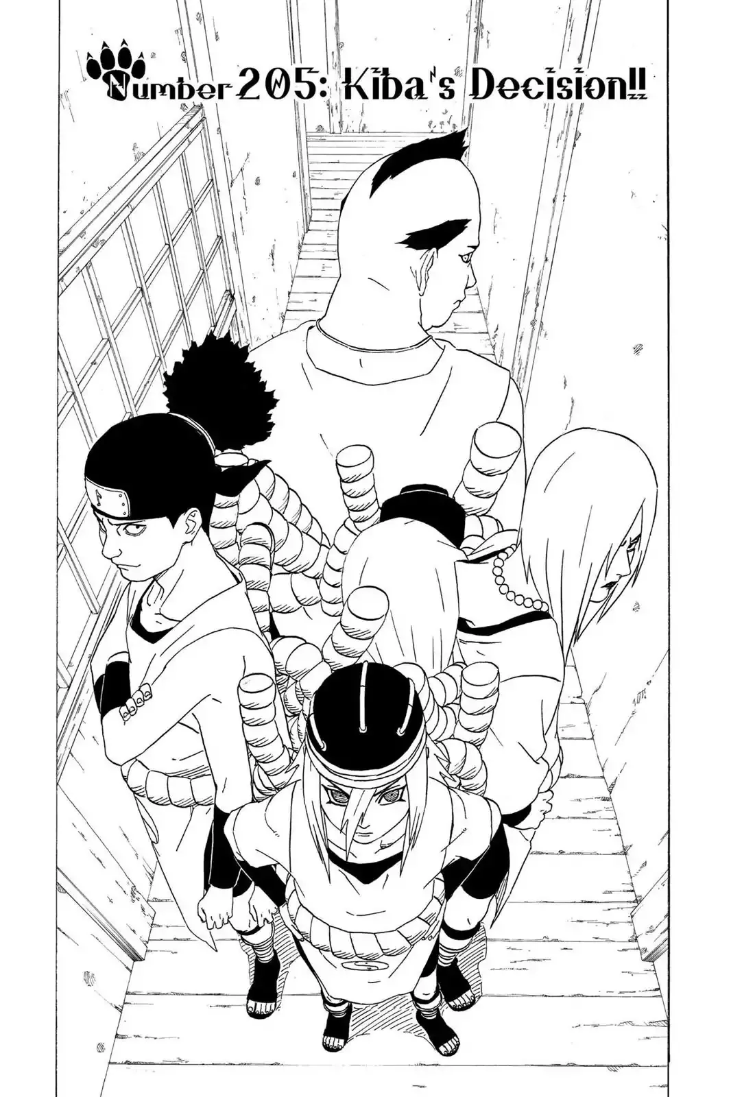 Read Naruto Chapter 205 - Kiba's Decision!! Online