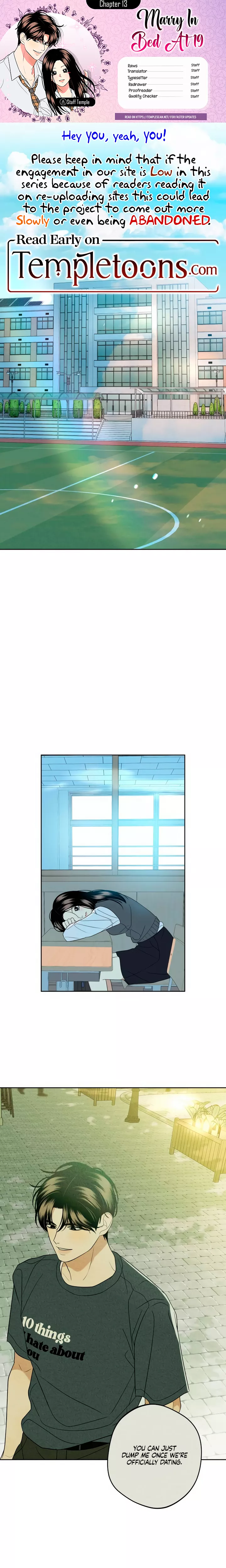 Read Marry In Bed at 19 Chapter 13 Online