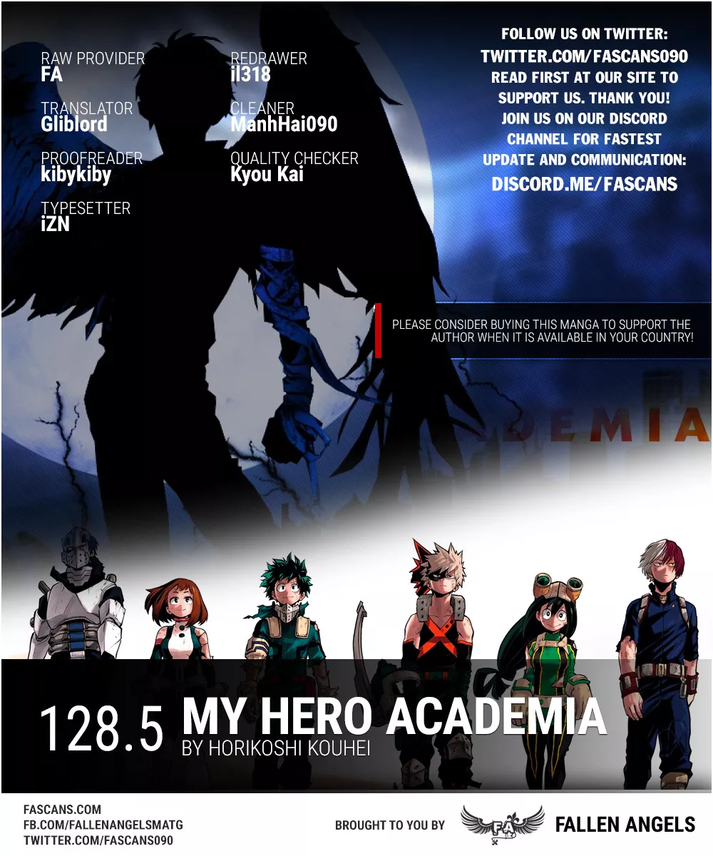 Read Boku no Hero Academia Chapter 128.5 - Volume 14 Omake Online