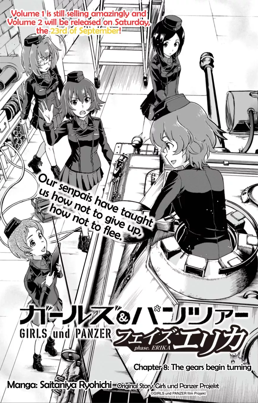 Read GIRLS und PANZER – phase.ERIKA Chapter 8 - The gears start turning Online
