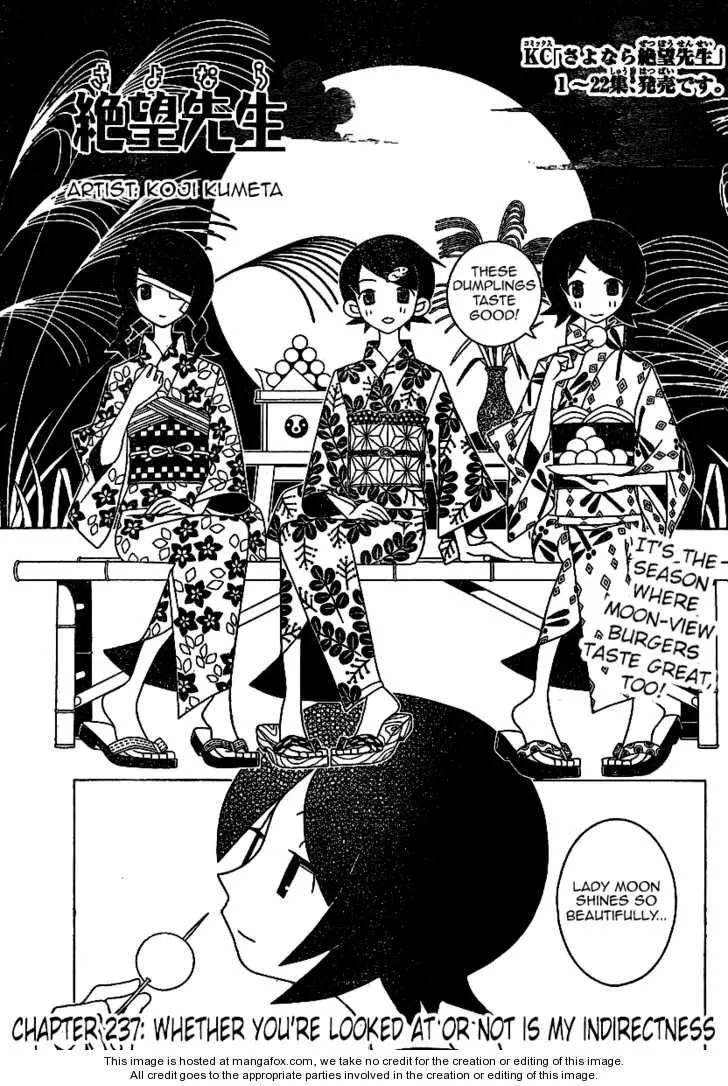 Read Sayonara Zetsubou Sensei Chapter 237 Online