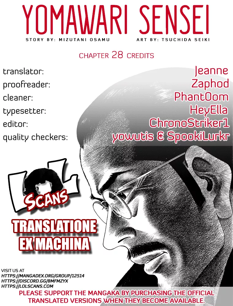 Read Yomawari Sensei Chapter 28 - Reconciliations Online