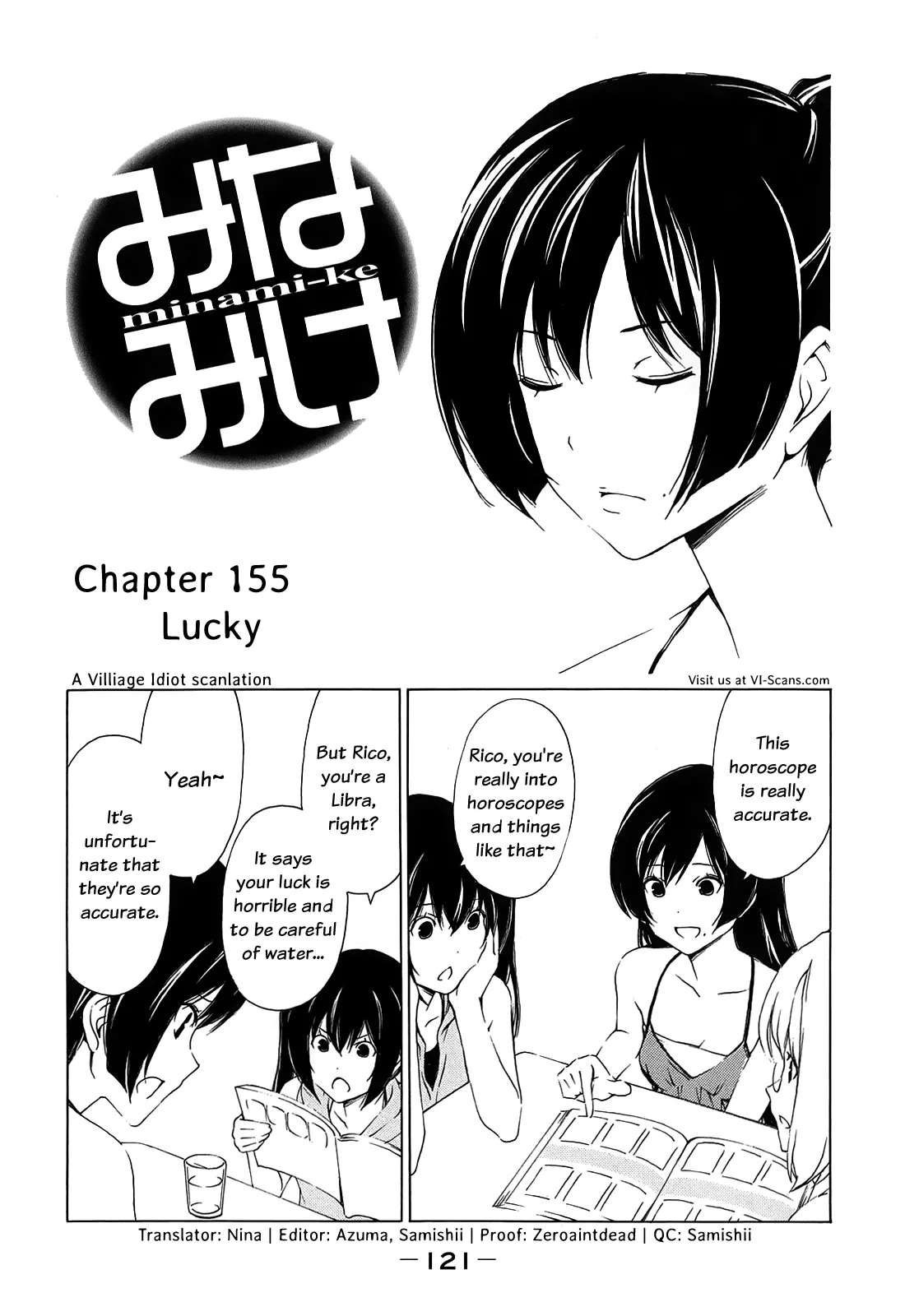 Read Minami-ke Chapter 155 - Lucky Online