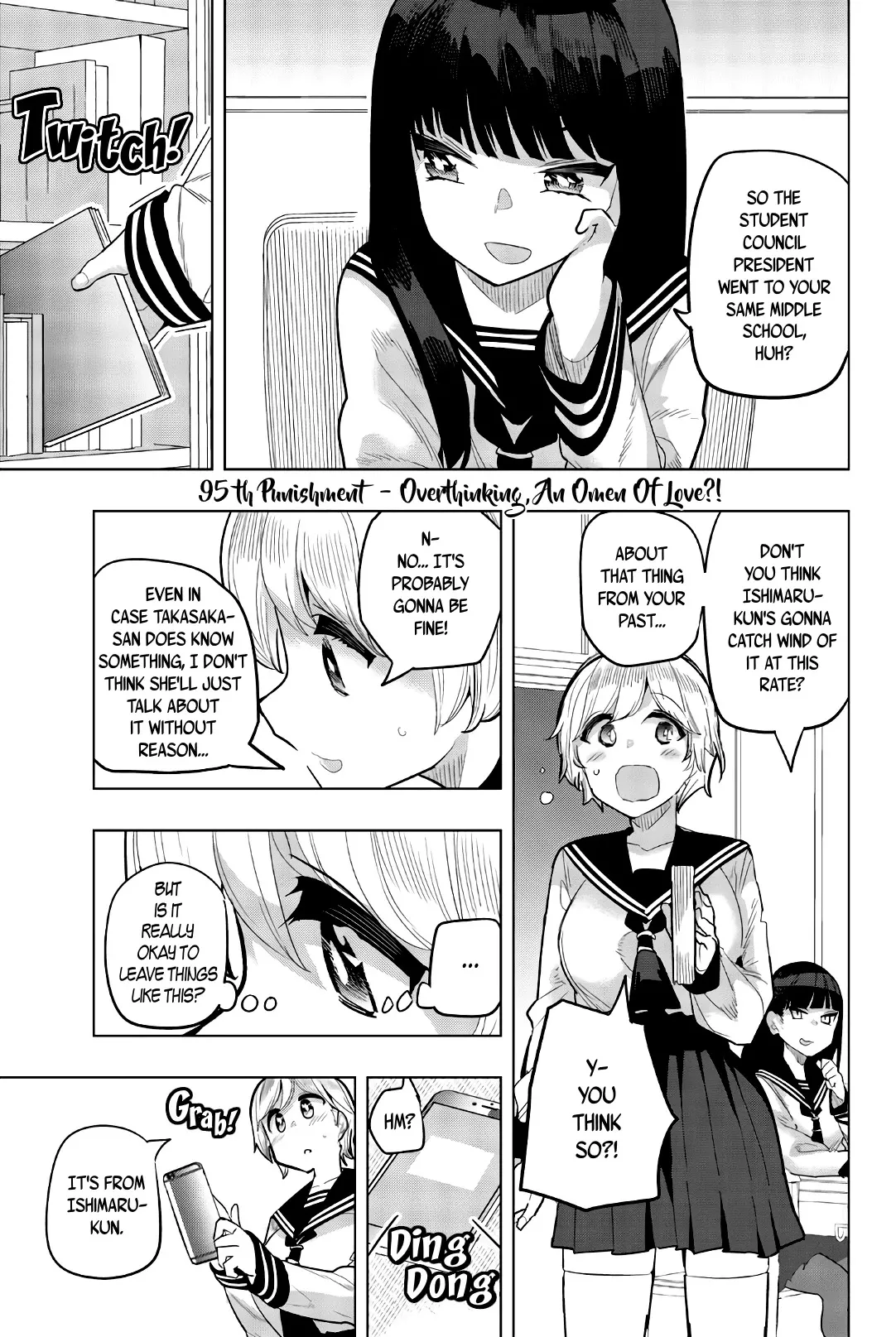 Read Houkago no Goumon Shoujo Chapter 95 - Overthinking, An Omen Of Love!? Online