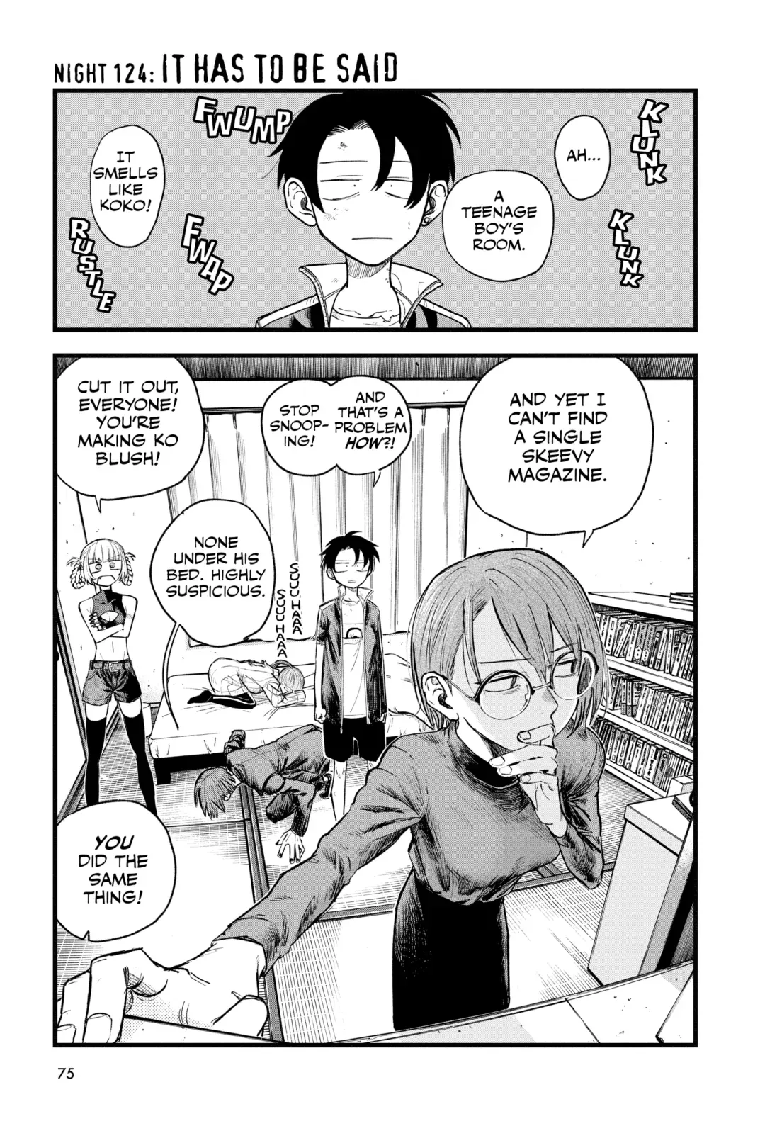 Read Yofukashi no Uta Chapter 124 - Something You Need to Say Online