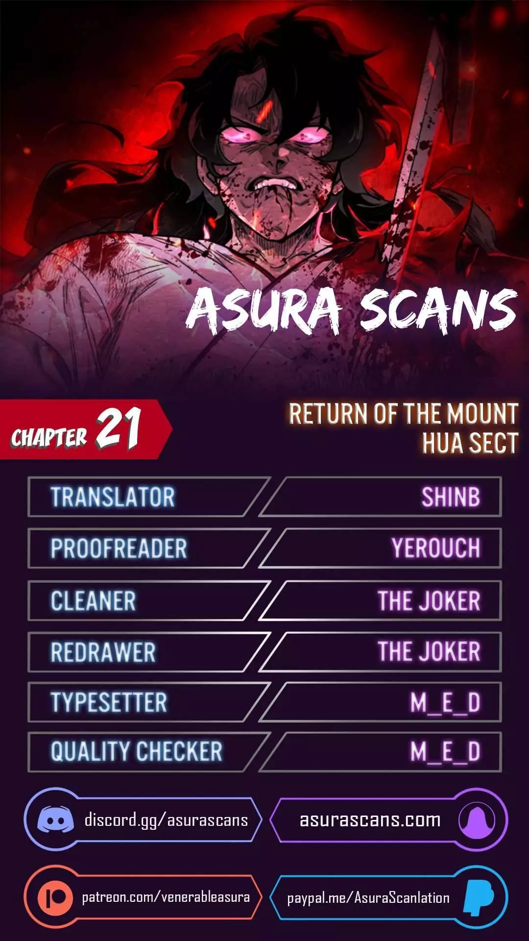 Read Return Of The Mount Hua Sect Chapter 21 Online