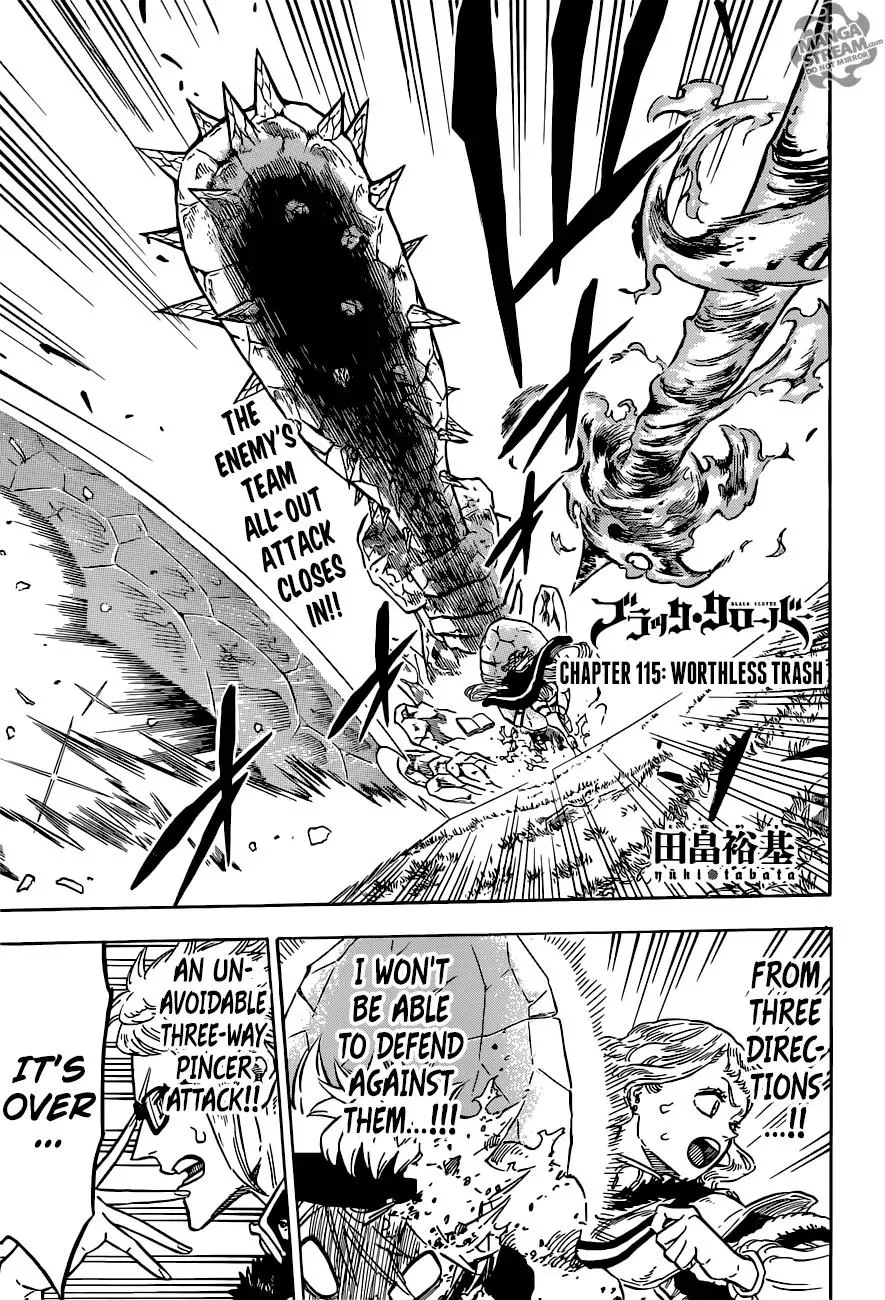 Read Black Clover Chapter 115 - Worthless Trash Online