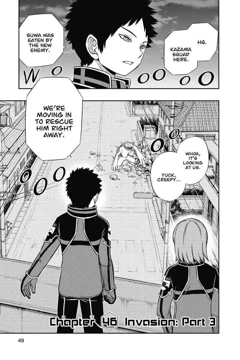 Read World Trigger Chapter 46 - Invasion: Part 3 Online