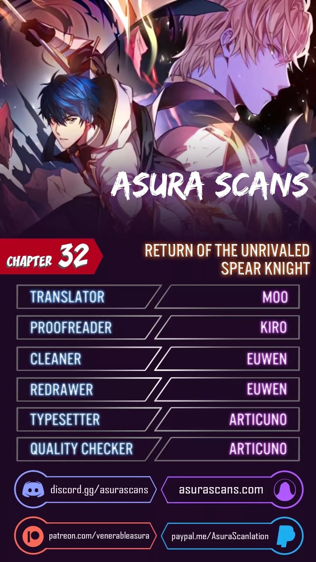 Read Return of the Legendary Spear Knight Chapter 32 Online