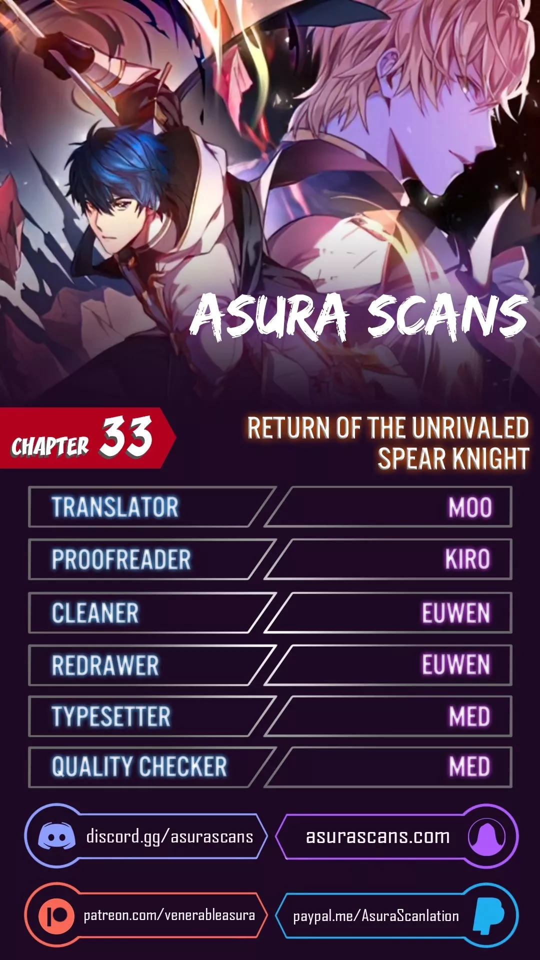 Read Return of the Legendary Spear Knight Chapter 33 Online