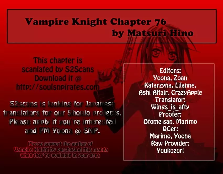 Read Vampire Knight Chapter 76 - Tablet in Darkness Online