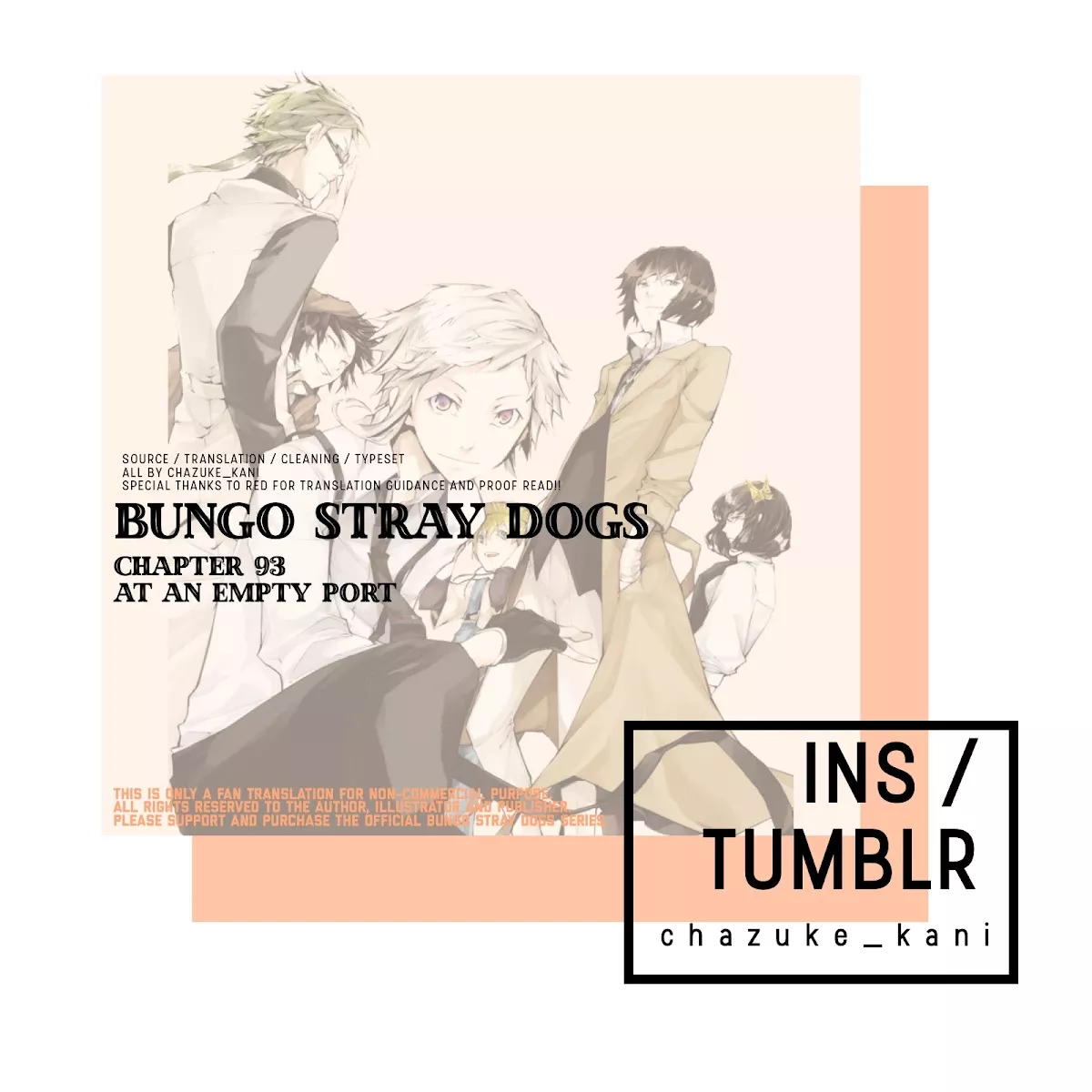 Read Bungou Stray Dogs Chapter 93 - At an Empty Port Part 3 Online