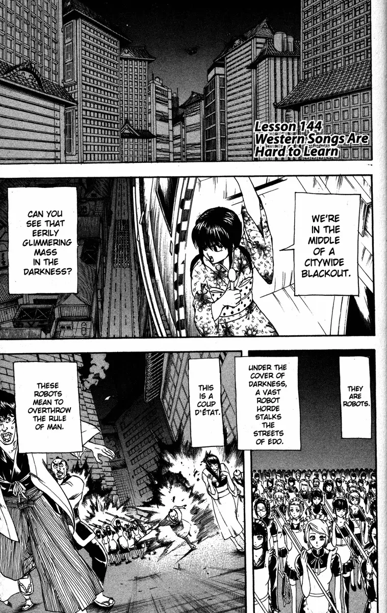 Read Gintama Chapter 144 - Western Songs Are Hard to Learn Online