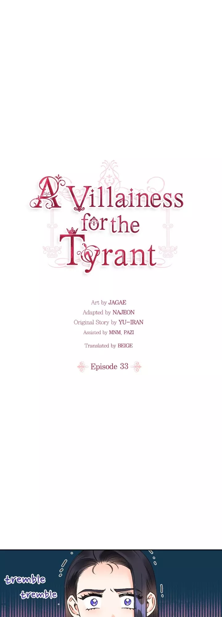 Read A Villainess for the Tyrant Chapter 33 Online