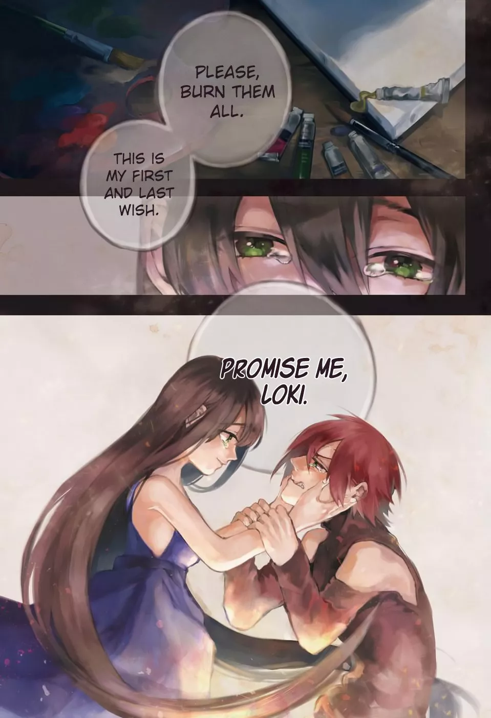 Read Majo no Kaigashuu Chapter 1 - The Witch's Bloody Paintings Online