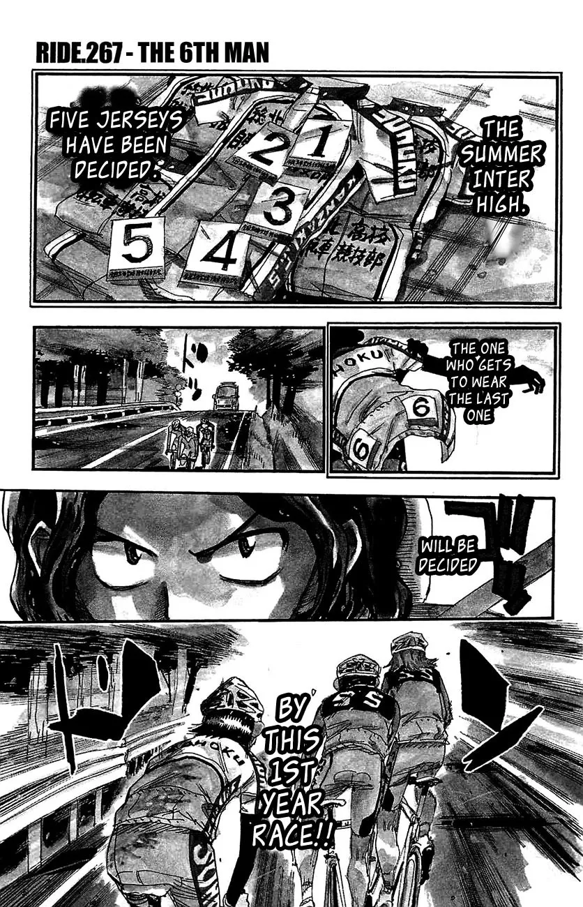 Read Yowamushi Pedal Chapter 267 - The 6th Man Online