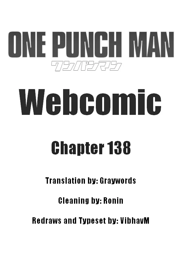 Read Onepunch-Man (ONE) Chapter 138 Online