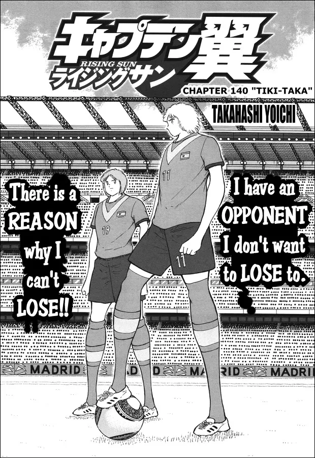 Read Captain Tsubasa – Rising Sun Chapter 140 - "Tiki-Taka" Online