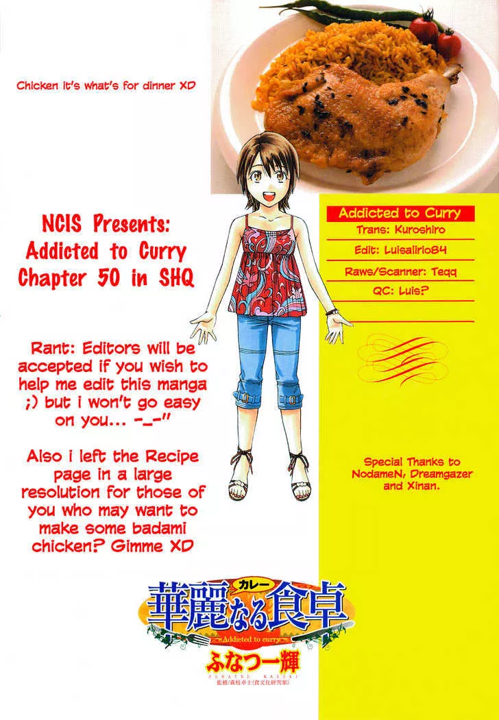 Read Addicted to Curry Chapter 50 - Makino's Big Discount And The Badami Chicken Online