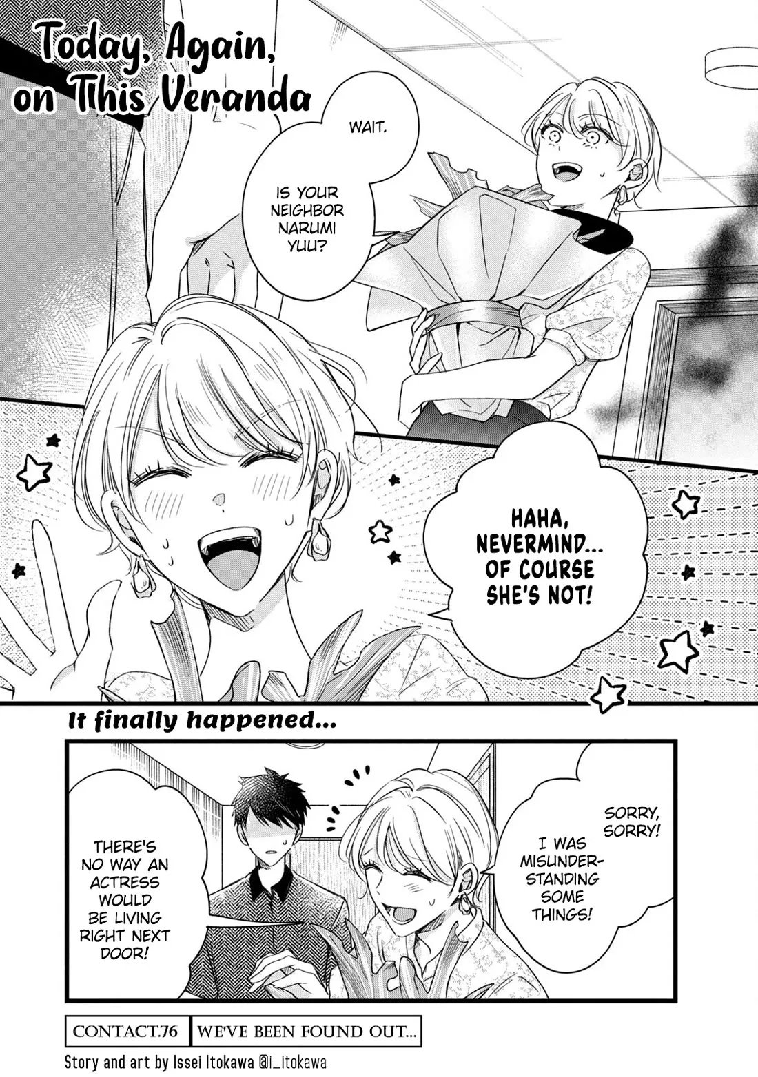 Read On the Balcony Again Today Chapter 76 Online