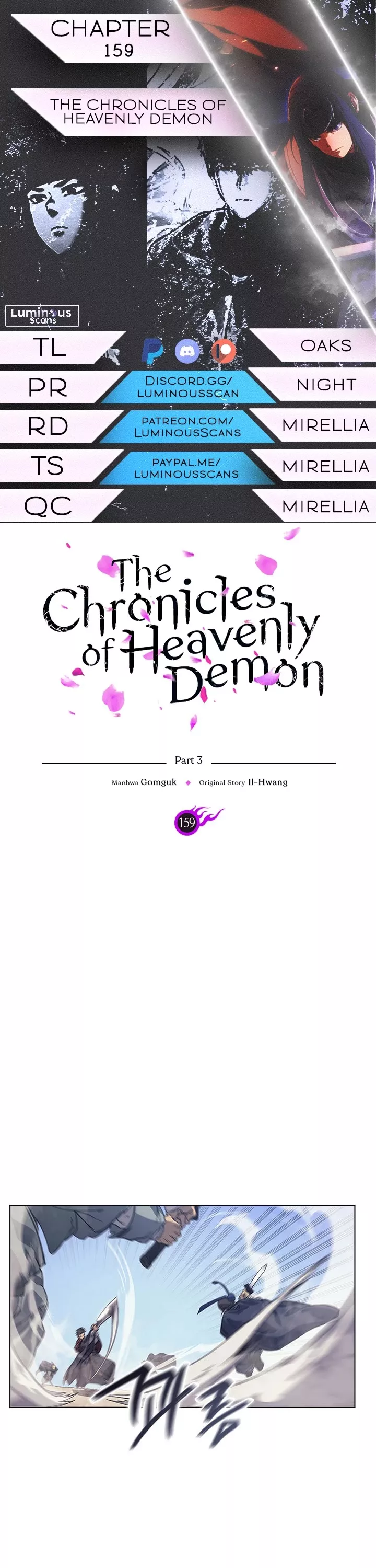 Read Chronicles of Heavenly Demon Chapter 159 Online