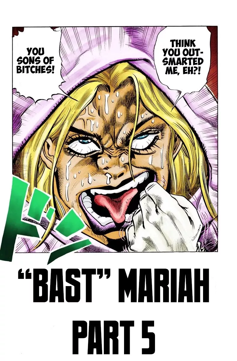 Read JoJo’s Bizarre Adventure Part 3: Stardust Crusaders Chapter 90 - 'Bast' Mariah Part 5 Online