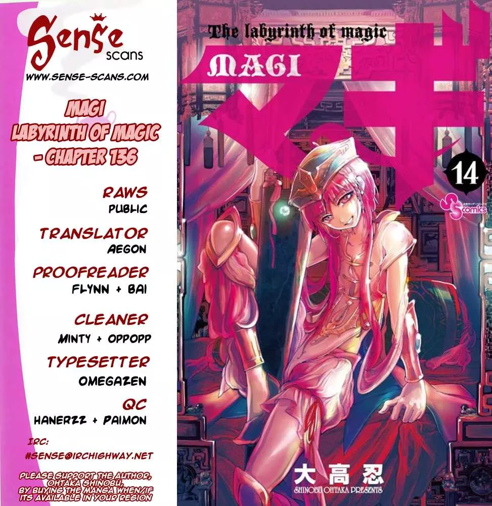 Read Magi – Labyrinth of Magic Chapter 136 - Ren Kouha Online