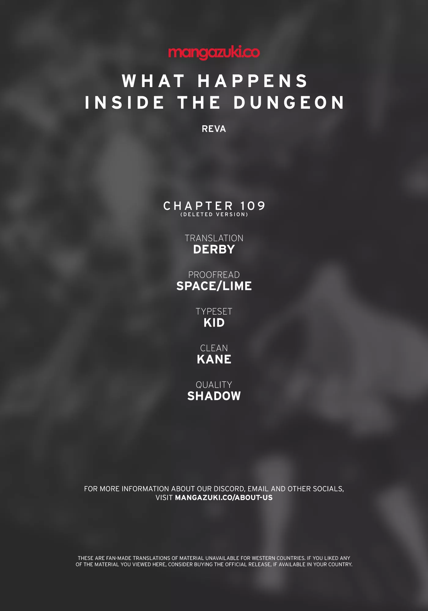 Read What Happens Inside the Dungeon Chapter 110.7 - Chapter 109 - Deleted Chapter Online