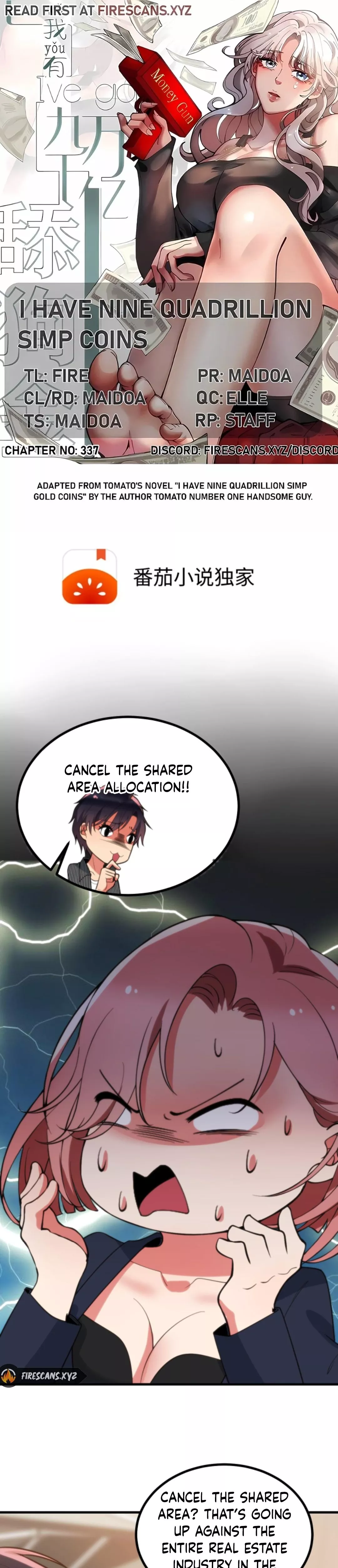 Read I Have Nine Quadrillion Simp Gold Coins Chapter 347 Online