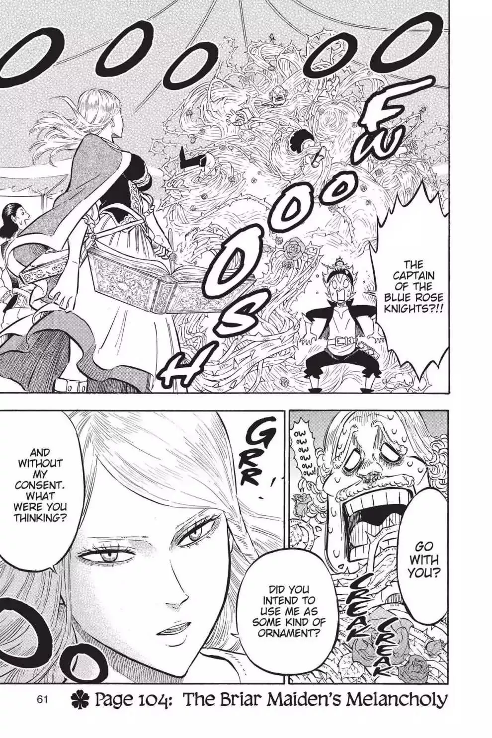 Read Black Clover Chapter 104 - Vol.12 Page 104: The Briar Maiden's Melancholy Online