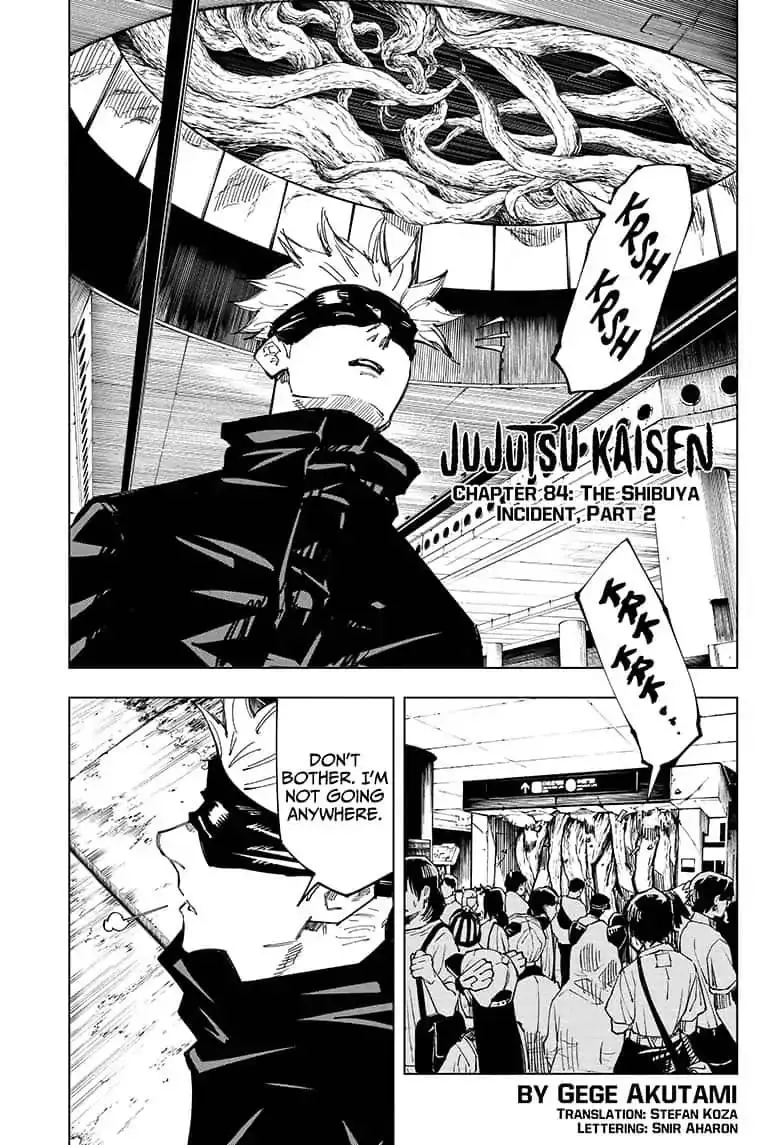 Read Jujutsu Kaisen Chapter 84 - The Shibuya Incident, Part 2 Online