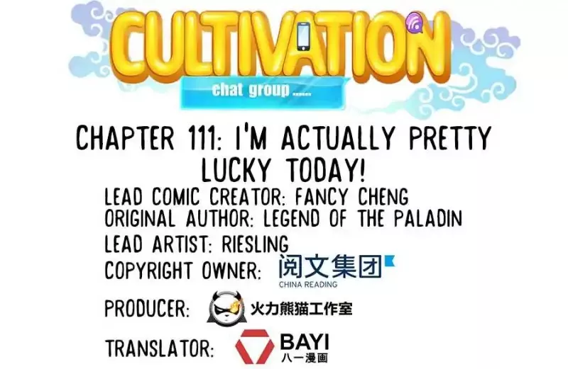 Read Cultivation Chat Group Chapter 111 Online