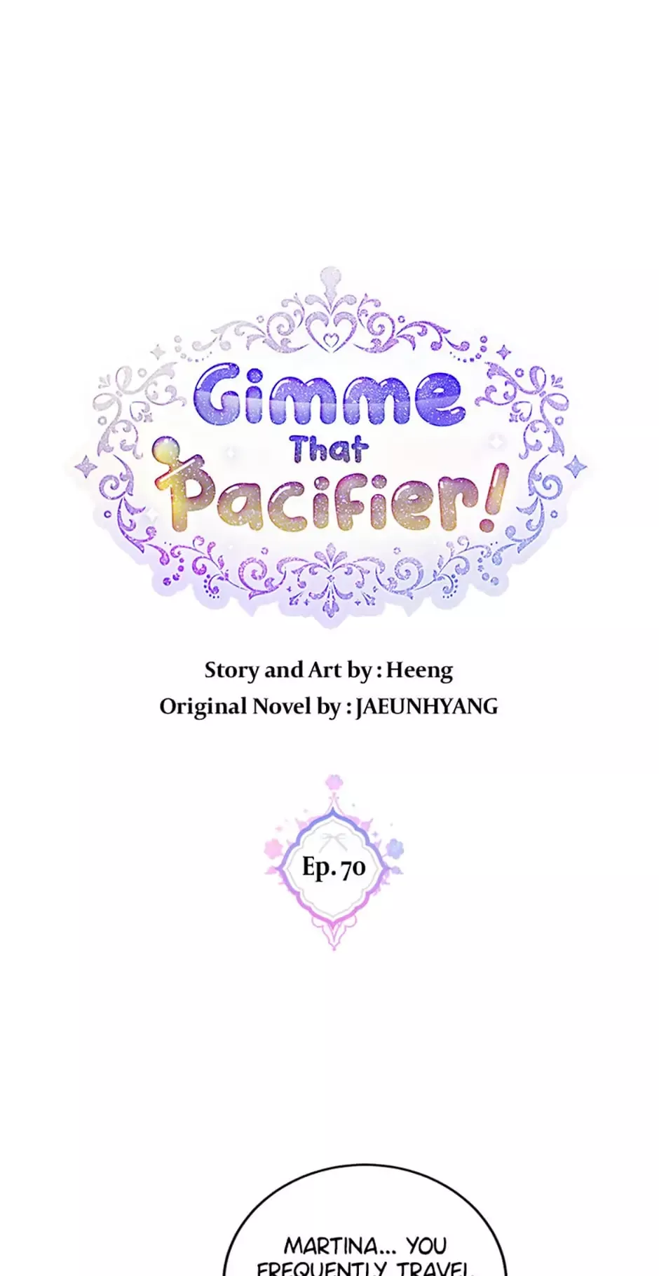 Read Gimme That Pacifier! Chapter 70 Online