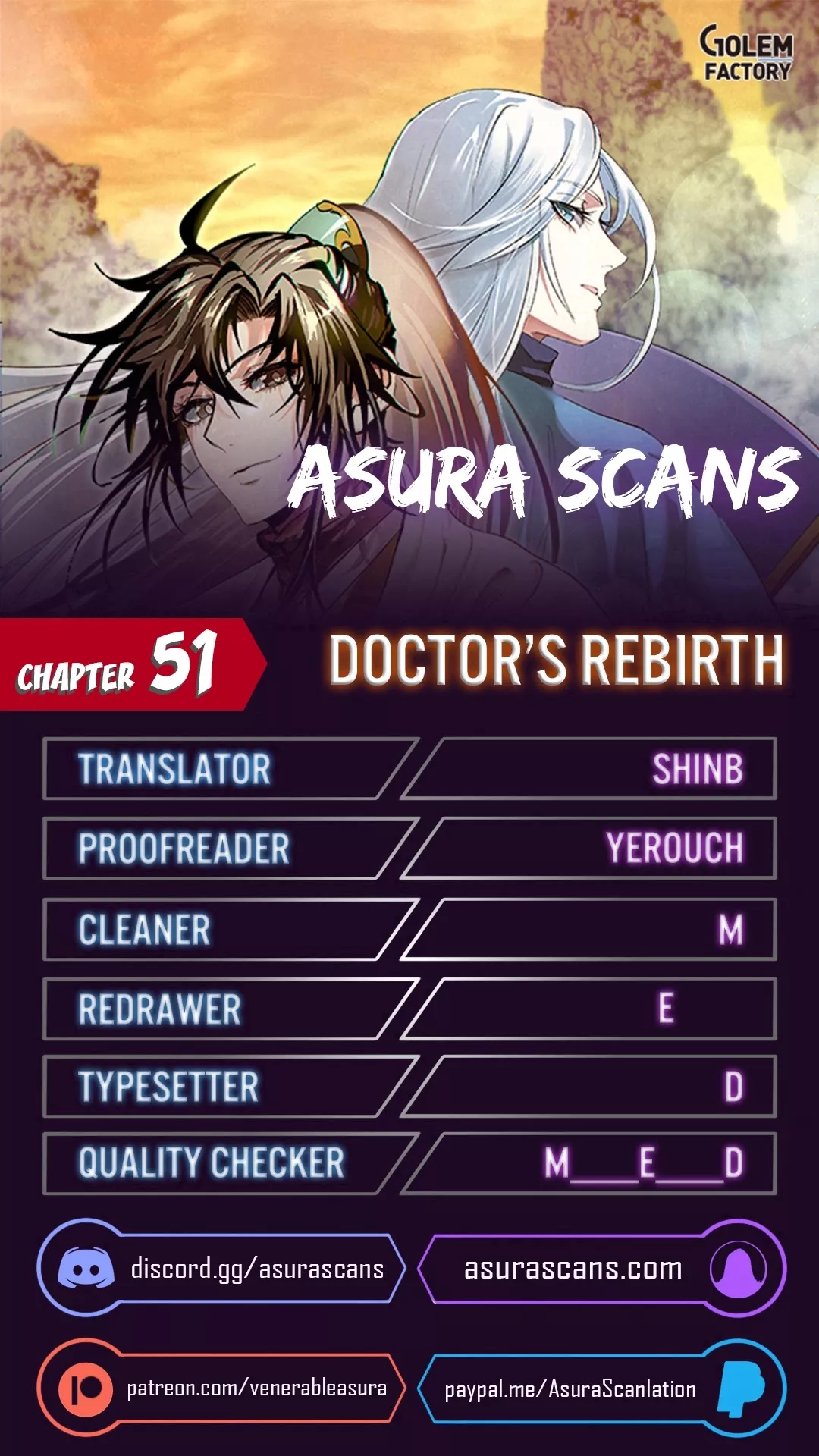 Read Doctor’s Rebirth Chapter 51 Online