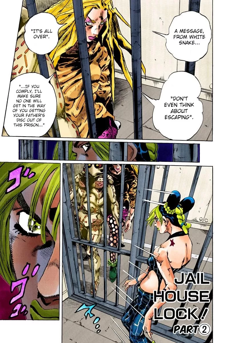 Read JoJo’s Bizarre Adventure Part 6: Stone Ocean Chapter 97 - Jail House Lock! Part 2 Online