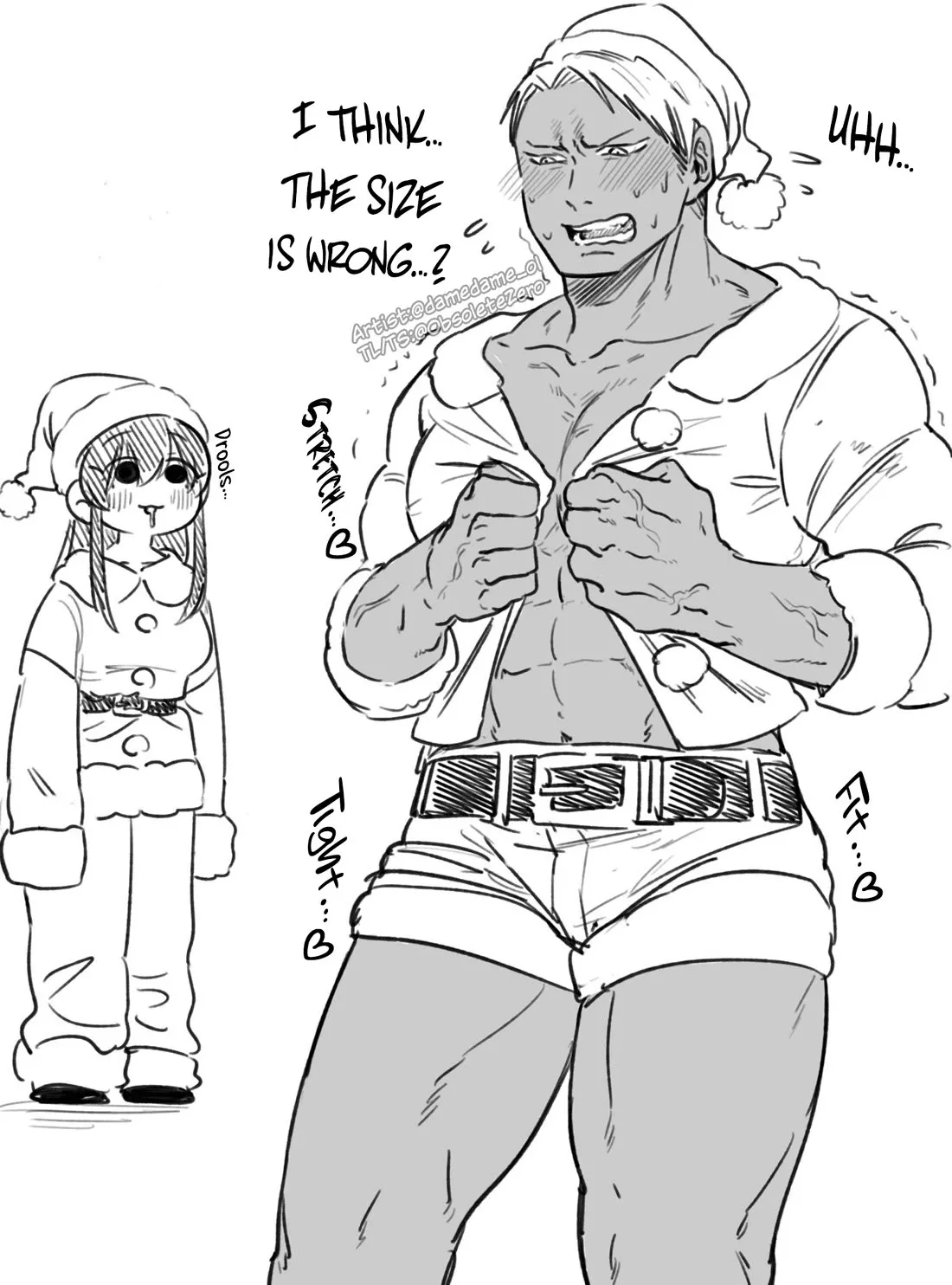 Read Kuma to Usagi wa Tomodachi dewa Irarenai Chapter 40.2 - Christmas Bonuses Online
