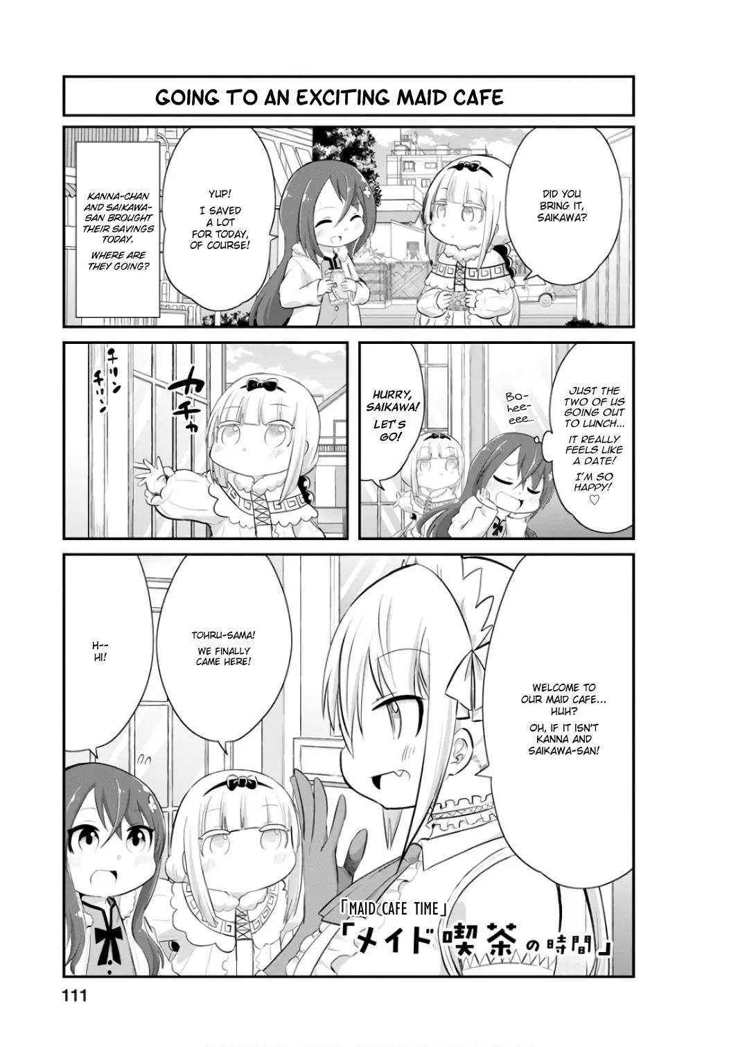 Read Kobayashi-san Chi no Maid Dragon: Kanna no Nichijou Chapter 49 - Maid Cafe Time Online