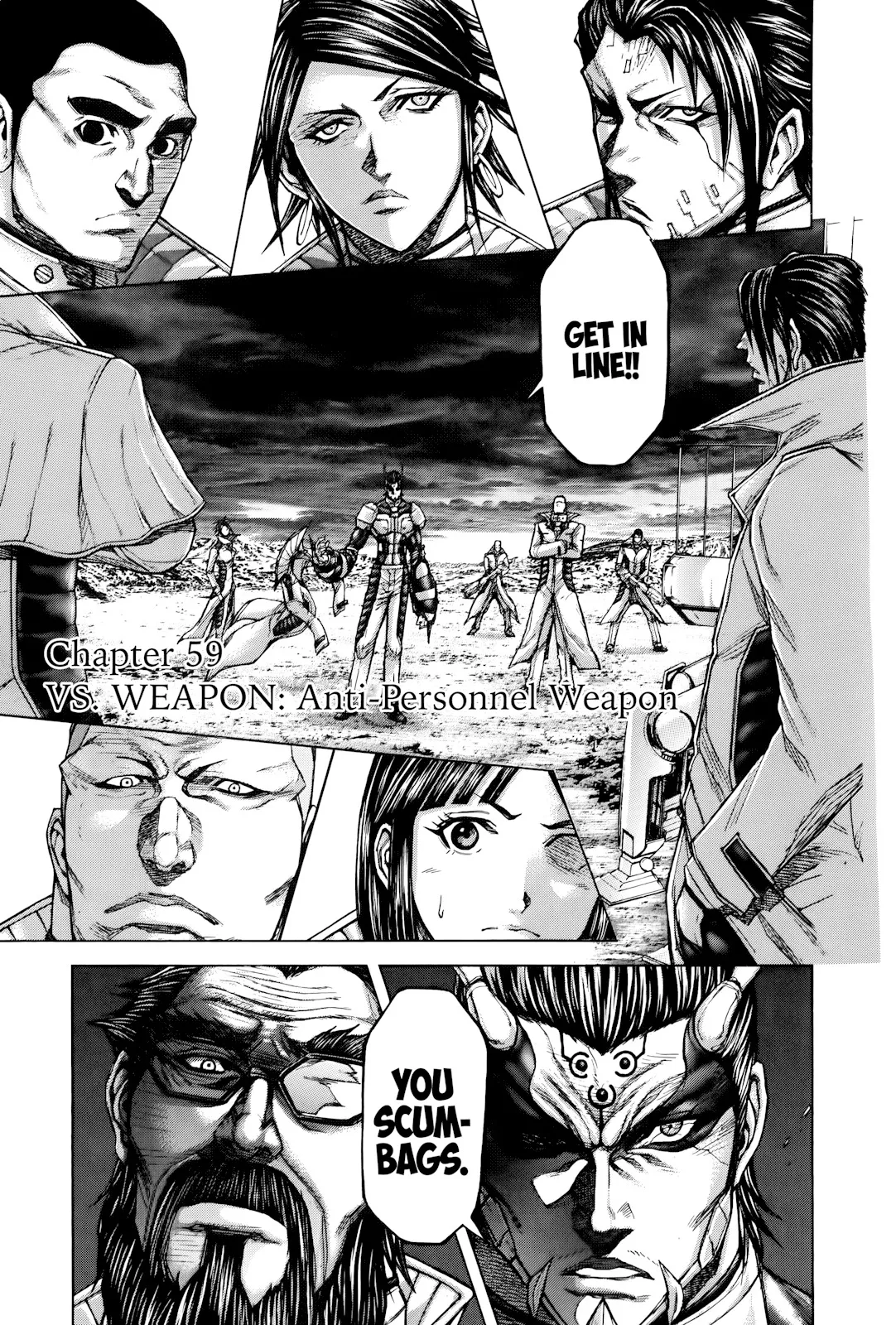 Read Terra Formars Chapter 59 - VS. WEAPON Anti-Personnel Weapon Online